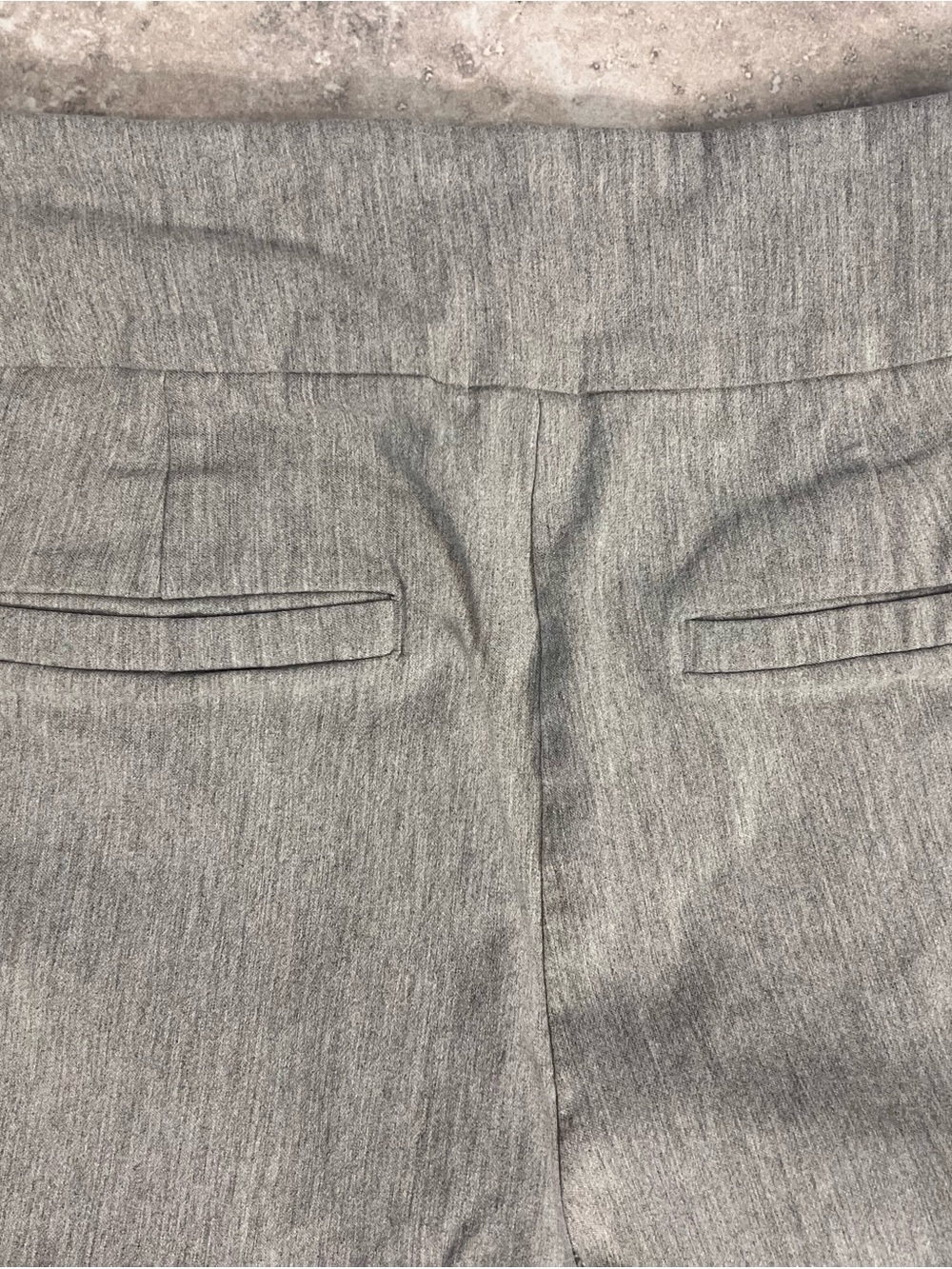 Tribal Gray Stretch Pull-On Ankle Dress Pants - Cuffed Workwear - Size 10 - Picture 8 of 15